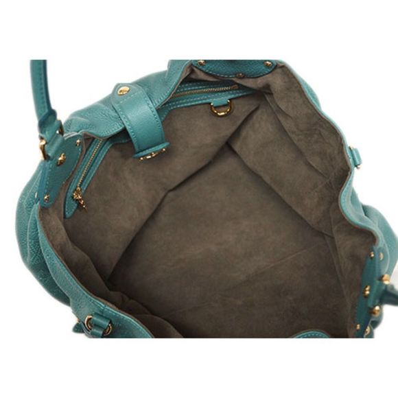 Louis Vuitton LV Mahina L Shoulder Bag Lagon Green - Picture 11 of 12